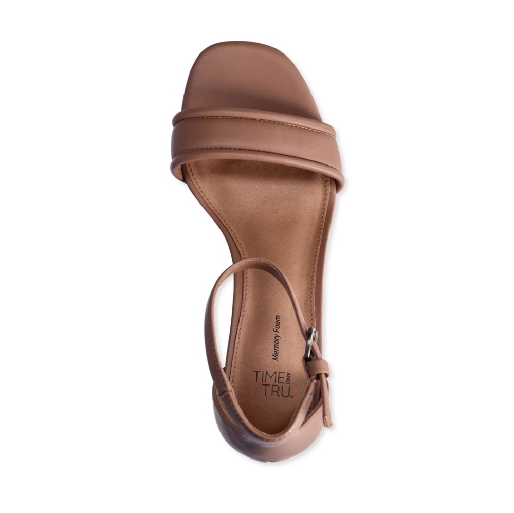 🆕️Time and Tru Women's Block Heel Sandals NWT Sz11 - Picture 3 of 9